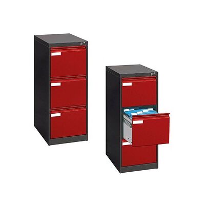 CP C 2000 Acurado Hängeregistraturschrank rubinrot, anthrazit 3 Schubladen 43,3 x 59,0 x 104,5 cm, 1 St. CP C 2000 Acurado Hängeregistraturschrank rubinrot, anthrazit 3 Schubladen 43,3 x 59,0 x 104,5 cm, 1 St.