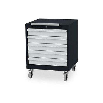 Simplaflex® Systemeinrichter C-Line Werkstattwagen grau 5 Schubladen Simplaflex® Systemeinrichter C-Line Werkstattwagen grau 5 Schubladen