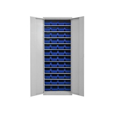 ADB Stahlschrank - Verstellbare Fachböden, Schloss, 71x30x195 cm ADB Stahlschrank - Verstellbare Fachböden, Schloss, 71x30x195 cm