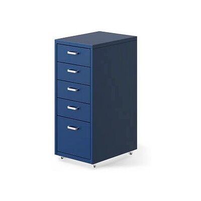 FlexiSpot Rollcontainer blau 5 Auszüge 28,0 x 41,0 x 69,0 cm FlexiSpot Rollcontainer blau 5 Auszüge 28,0 x 41,0 x 69,0 cm
