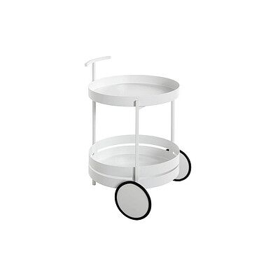 HAKU Möbel Servierwagen - Elegantes rundes Design, Zwei große Ablagen, Leichtgewicht 6 kg - Servierwagen HAKU Möbel Servierwagen - Elegantes rundes Design, Zwei große Ablagen, Leichtgewicht 6 kg - Servierwagen