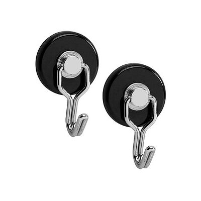 MAUL Magnete schwarz, Metall Ø 3,5 x 2,5 cm, 2 St. MAUL Magnete schwarz, Metall Ø 3,5 x 2,5 cm, 2 St.