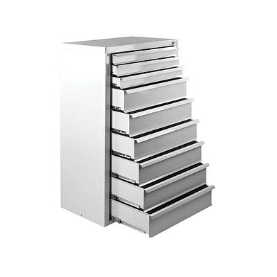 ADB MAMMUT Lichtgrauer Aktenschrank - 9 Schubladen, 70x43,5x120 cm ADB MAMMUT Lichtgrauer Aktenschrank - 9 Schubladen, 70x43,5x120 cm