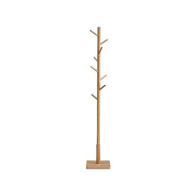 VASAGLE Kleiderständer beige Holz 8 Haken 30,0 x 175,0 cm, 1 St. VASAGLE Kleiderständer beige Holz 8 Haken 30,0 x 175,0 cm, 1 St.