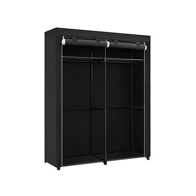 SONGMICS Stoffschrank - Schwarz - 140x43x174 cm SONGMICS Stoffschrank - Schwarz - 140x43x174 cm