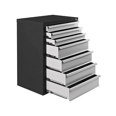 ADB MAMMUT Schubladenschrank lichtgrau, anthrazit 7 Schubladen 70,0 x 43,5 x 90,0 cm, 1 St. ADB MAMMUT Schubladenschrank lichtgrau, anthrazit 7 Schubladen 70,0 x 43,5 x 90,0 cm, 1 St.