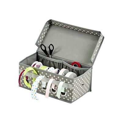 Zeller Geschenkband-Organizer grau/weiß 29,0 x 15,0 x 12,0 cm, 1 St. Zeller Geschenkband-Organizer grau/weiß 29,0 x 15,0 x 12,0 cm, 1 St.