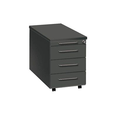 Kerkmann Lago Rollcontainer anthrazit 4 Auszüge 42x80x58cm - Rollcontainer Kerkmann Lago Rollcontainer anthrazit 4 Auszüge 42x80x58cm - Rollcontainer