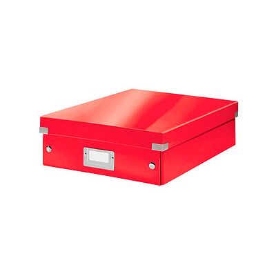 LEITZ Click & Store Aufbewahrungsbox 900 Blatt rot 28,0 x 37,0 x 10,0 cm, 1 St. LEITZ Click & Store Aufbewahrungsbox 900 Blatt rot 28,0 x 37,0 x 10,0 cm, 1 St.