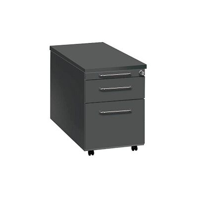Kerkmann Lago Rollcontainer anthrazit - 3 Schubladen, 42x80x58cm - Rollcontainer Kerkmann Lago Rollcontainer anthrazit - 3 Schubladen, 42x80x58cm - Rollcontainer