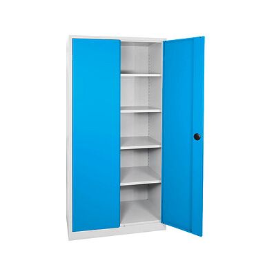 ADB Stahlschrank 40753 Lichtgrau, Lichtblau - Aufbewahrungsschrank ADB Stahlschrank 40753 Lichtgrau, Lichtblau - Aufbewahrungsschrank