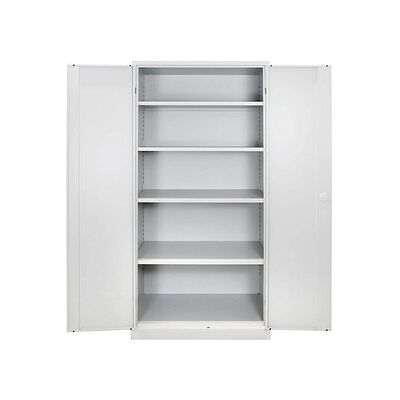 ADB Stahlschrank 40750 - abschließbar, 4 Böden, 92x50x195cm ADB Stahlschrank 40750 - abschließbar, 4 Böden, 92x50x195cm