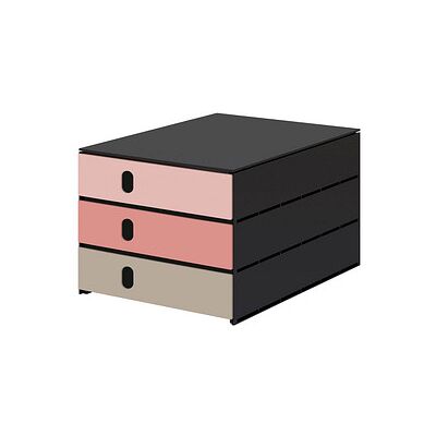 styro Schubladenbox styroval pro feelings Afterglow rosa, grau 14-8050.Af, DIN A4 mit 3 Schubladen, 1 St. styro Schubladenbox styroval pro feelings Afterglow rosa, grau 14-8050.Af, DIN A4 mit 3 Schubladen, 1 St.