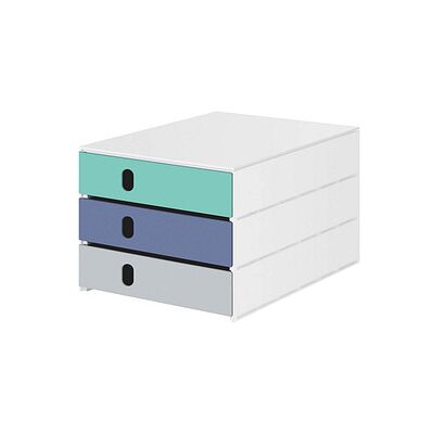 styro Schubladenbox styroval pro feelings Sea Shore grün, blau, grau 14-8050.Au, DIN A4 mit 3 Schubladen, 1 St. styro Schubladenbox styroval pro feelings Sea Shore grün, blau, grau 14-8050.Au, DIN A4 mit 3 Schubladen, 1 St.