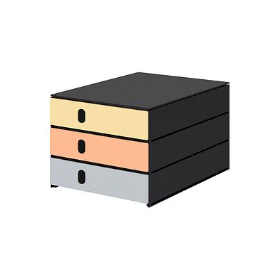 styro Schubladenbox styroval pro feelings Butterfly orange, gelb, grau 14-8050.Bu, DIN A4 mit 3 Schubladen, 1 St. styro Schubladenbox styroval pro feelings Butterfly orange, gelb, grau 14-8050.Bu, DIN A4 mit 3 Schubladen, 1 St.