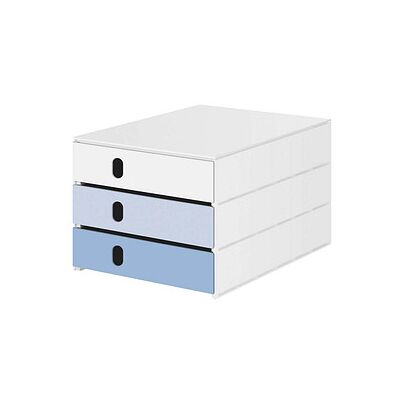 styro Schubladenbox styroval pro feelings Snowflake weiß, hellblau, blau 14-8050.Sn, DIN A4 mit 3 Schubladen, 1 St. styro Schubladenbox styroval pro feelings Snowflake weiß, hellblau, blau 14-8050.Sn, DIN A4 mit 3 Schubladen, 1 St.