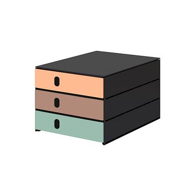 styro Schubladenbox styroval pro feelings Squirrel orange, braun, grün 14-8050.Sq, DIN A4 mit 3 Schubladen, 1 St. styro Schubladenbox styroval pro feelings Squirrel orange, braun, grün 14-8050.Sq, DIN A4 mit 3 Schubladen, 1 St.