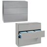 CP C 3000 Asisto Hängeregistraturschrank weißaluminium 3 Schubladen 120,0 x 43,5 x 101,0 cm weißaluminium