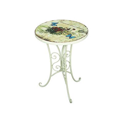 Garden Pleasure Runder Gartentisch - Wetterfest & UV-beständig - 38cm Garden Pleasure Runder Gartentisch - Wetterfest & UV-beständig - 38cm