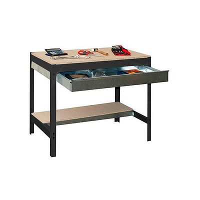 Simonrack Werkbank SIMONWORK anthrazit 1 Schublade 151,0 x 76,0 x 84,2 cm Simonrack Werkbank SIMONWORK anthrazit 1 Schublade 151,0 x 76,0 x 84,2 cm