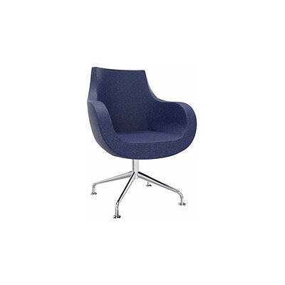 fm Sessel Pirum dunkelblau chrom Stoff 71,0 x 73,0 x 94,5 cm, 1 St. fm Sessel Pirum dunkelblau chrom Stoff 71,0 x 73,0 x 94,5 cm, 1 St.