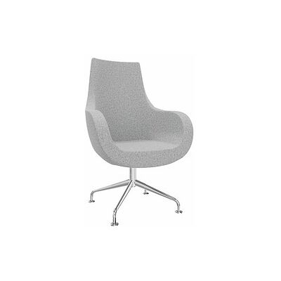 fm Pirum Sessel - Hochlehner Drehbar Chromfuß - Lounge Chair fm Pirum Sessel - Hochlehner Drehbar Chromfuß - Lounge Chair