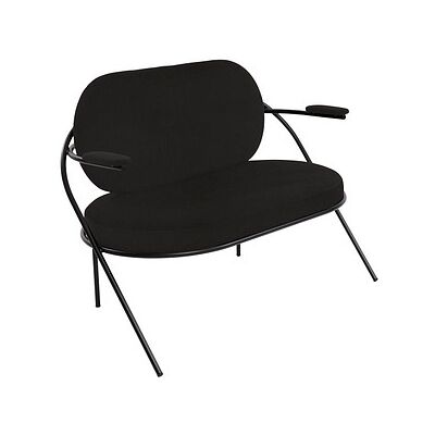 PAPERFLOW SATURNE 2-Sitzer Sofa Schwarz - Sofa PAPERFLOW SATURNE 2-Sitzer Sofa Schwarz - Sofa