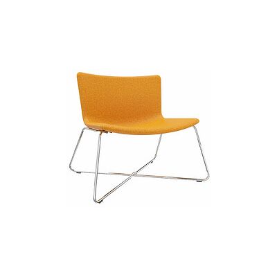 fm LODUS Sessel - Polster, Orange, Stahlrahmen fm LODUS Sessel - Polster, Orange, Stahlrahmen