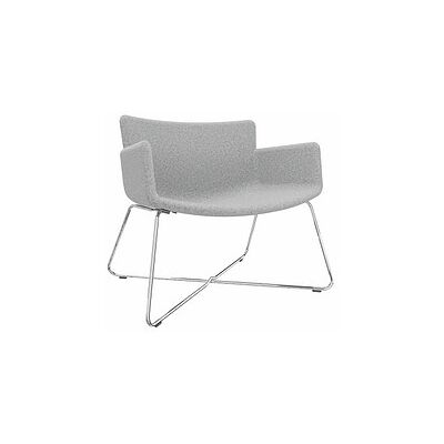 fm Sessel LODUS hellgrau chrom Stoff 86,0 x 72,0 x 80,0 cm, 1 St. fm Sessel LODUS hellgrau chrom Stoff 86,0 x 72,0 x 80,0 cm, 1 St.