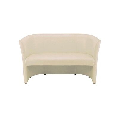 Nowy Styl 2-Sitzer Sofa Club Duo beige Kunstleder - Sofa Nowy Styl 2-Sitzer Sofa Club Duo beige Kunstleder - Sofa