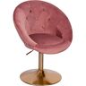 WOHNLING Besuchersessel WL6.300 rosa Stoff rosa