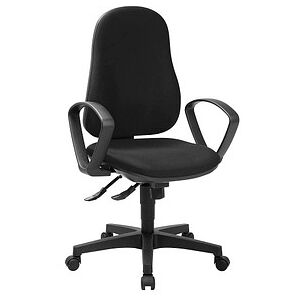 Topstar Bürostuhl Support SY ECO, 8550BMP0 Stoff schwarz, Gestell schwarz Topstar Bürostuhl Support SY ECO, 8550BMP0 Stoff schwarz, Gestell schwarz