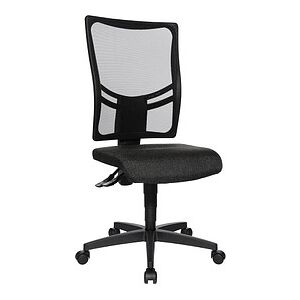 Topstar Bürostuhl Net Point 10, NX200 G22 Stoff anthrazit, Gestell schwarz Topstar Bürostuhl Net Point 10, NX200 G22 Stoff anthrazit, Gestell schwarz