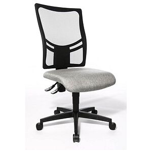 Topstar Bürostuhl Net Point 10, NX200 G23 Stoff grau, Gestell schwarz Topstar Bürostuhl Net Point 10, NX200 G23 Stoff grau, Gestell schwarz