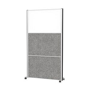 MAUL Akustik-Trennwand MAULconnecto 9603195, dunkelgrau, weiß 100,0 x 182,0 cm mit Rollen, 1 St. MAUL Akustik-Trennwand MAULconnecto 9603195, dunkelgrau, weiß 100,0 x 182,0 cm mit Rollen, 1 St.