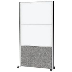 MAUL Akustik-Trennwand MAULconnecto 9622195, dunkelgrau, weiß 100,0 x 182,0 cm mit Rollen, 1 St. MAUL Akustik-Trennwand MAULconnecto 9622195, dunkelgrau, weiß 100,0 x 182,0 cm mit Rollen, 1 St.