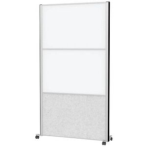 MAUL Akustik-Trennwand MAULconnecto 9623195, hellgrau, weiß 100,0 x 182,0 cm mit Rollen, 1 St. MAUL Akustik-Trennwand MAULconnecto 9623195, hellgrau, weiß 100,0 x 182,0 cm mit Rollen, 1 St.