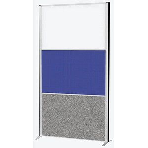 MAUL Akustik-Trennwand MAULconnecto 9651695, blau, dunkelgrau, weiß 100,0 x 182,0 cm, 1 St. MAUL Akustik-Trennwand MAULconnecto 9651695, blau, dunkelgrau, weiß 100,0 x 182,0 cm, 1 St.