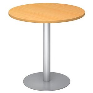 Kaiserkraft Meeting Table - Ø 800 mm, 755 mm hoch, silberner Rahmen Kaiserkraft Meeting Table - Ø 800 mm, 755 mm hoch, silberner Rahmen