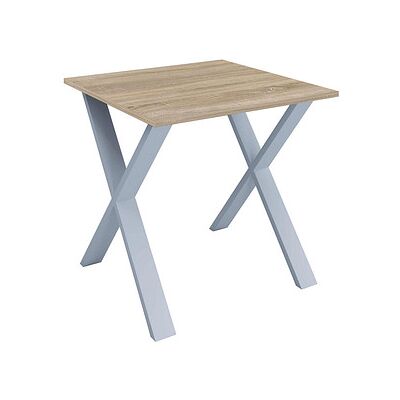 VCM Lona Bürotisch - Quadrat, X-Fuß, Melamin, 80x80cm VCM Lona Bürotisch - Quadrat, X-Fuß, Melamin, 80x80cm