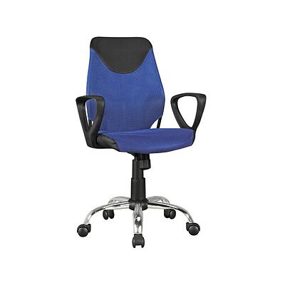 Amstyle Terni Kinder-Schreibtischstuhl Schwarz Blau für Kinder ab 6 - Bürostuhl Amstyle Terni Kinder-Schreibtischstuhl Schwarz Blau für Kinder ab 6 - Bürostuhl