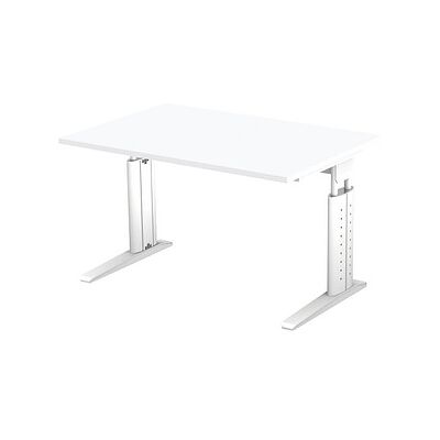 HAMMERBACHER US12 Höhenverstellbarer Schreibtisch - 120x80cm Weiß HAMMERBACHER US12 Höhenverstellbarer Schreibtisch - 120x80cm Weiß