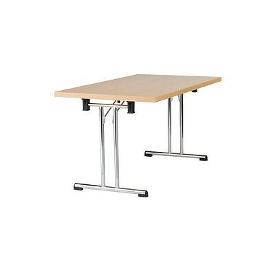 HAMMERBACHER Mehrzwecktisch Buche Rechteckig Chrom 138x69cm HAMMERBACHER Mehrzwecktisch Buche Rechteckig Chrom 138x69cm