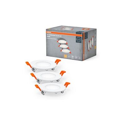 OSRAM Downlight Slim LED Einbaustrahler-Set weiß 4,5 W OSRAM Downlight Slim LED Einbaustrahler-Set weiß 4,5 W