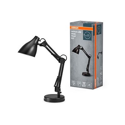 OSRAM Office Line Desk Pear E27 LED Tischlampe schwarz 11 W OSRAM Office Line Desk Pear E27 LED Tischlampe schwarz 11 W
