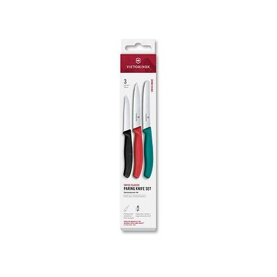 VICTORINOX Küchenmesser Swiss Classic silber, grün, silber, rot, silber, schwarz, 1 Set VICTORINOX Küchenmesser Swiss Classic silber, grün, silber, rot, silber, schwarz, 1 Set