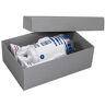 BUNTBOX XL Geschenkboxen 8,6 l grau 34,0 x 22,0 x 11,5 cm grau