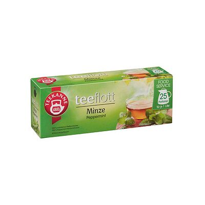 TEEKANNE teeflott Pfefferminztee Tee 25 Portionen TEEKANNE teeflott Pfefferminztee Tee 25 Portionen