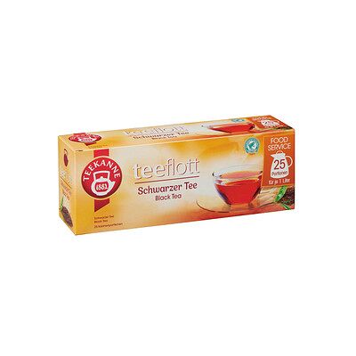 TEEKANNE teeflott Schwarztee Tee 25 Portionen TEEKANNE teeflott Schwarztee Tee 25 Portionen