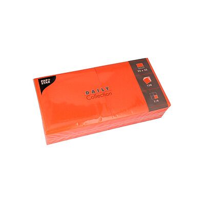 PAPSTAR Servietten Daily Collection orange 2-lagig 32,0 x 32,0 cm, 150 St. PAPSTAR Servietten Daily Collection orange 2-lagig 32,0 x 32,0 cm, 150 St.